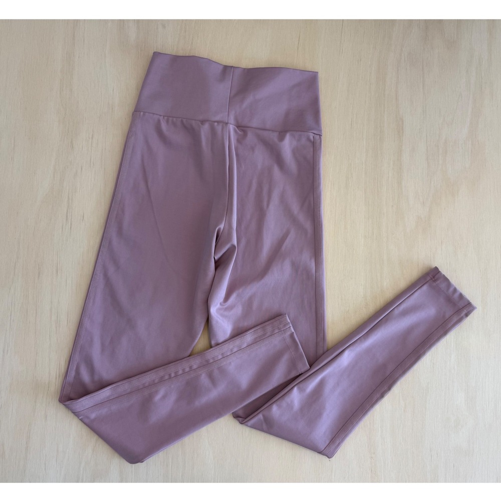 Adidas Originals Adicolor Classics 3-Stripe Leggings Mauve Purple Womens -Small - Picture 3 of 6